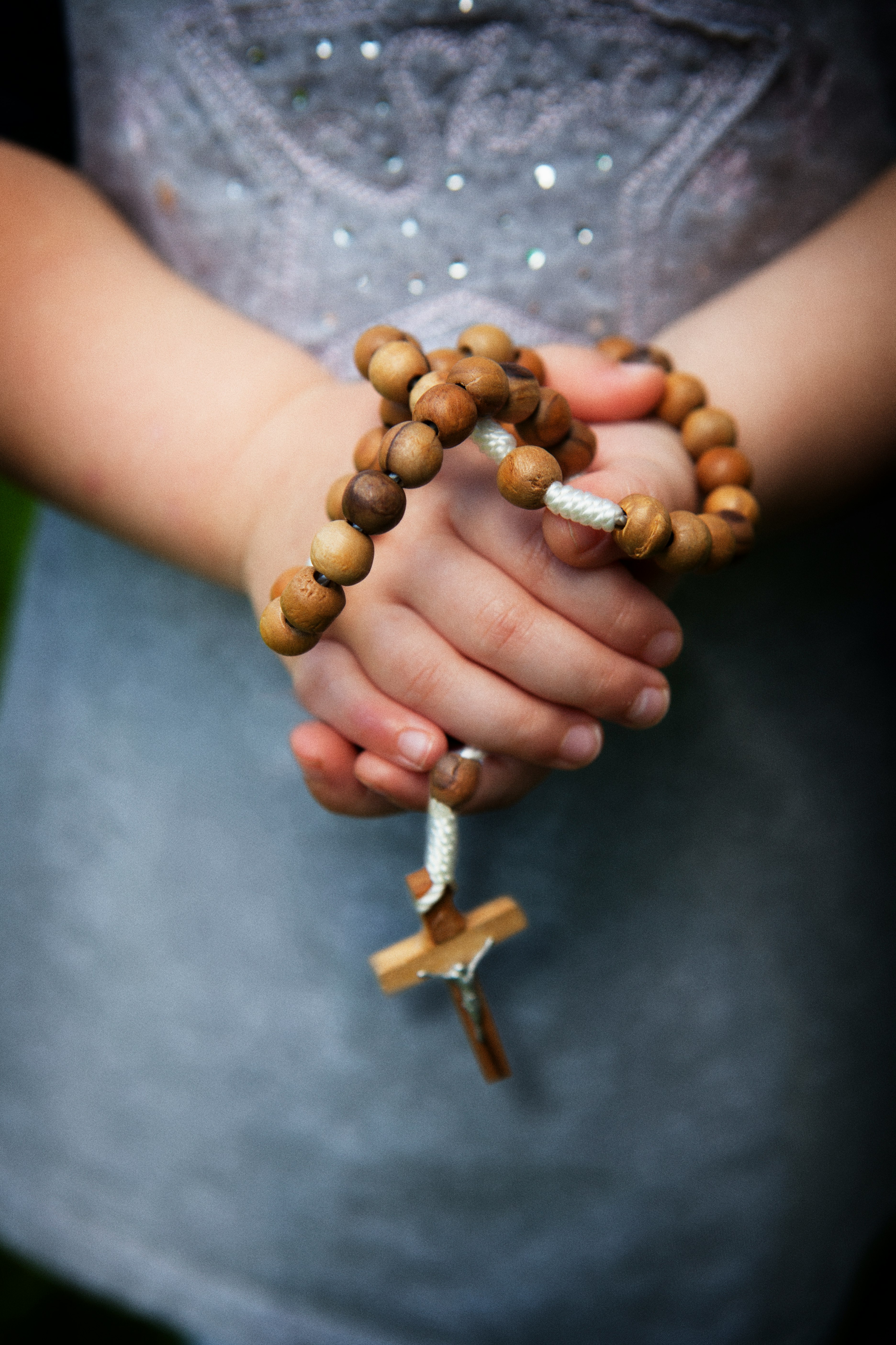 brown rosary
